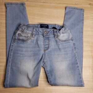 Arizona Girls Light Wash Denim Jegging Adjustable Waist 10